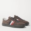 New Monaco Suede and Leather Sneakers - FR New Monaco Suede and Leather Sneakers - FR