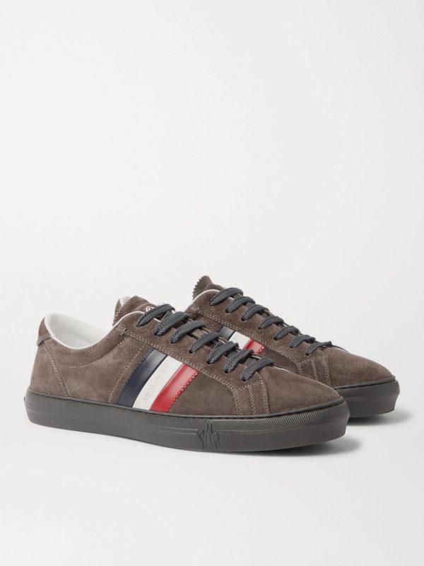 New Monaco Suede and Leather Sneakers - FR New Monaco Suede and Leather Sneakers - FR