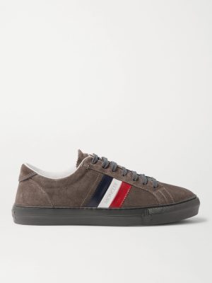 New Monaco Suede and Leather Sneakers New Monaco Suede and Leather Sneakers