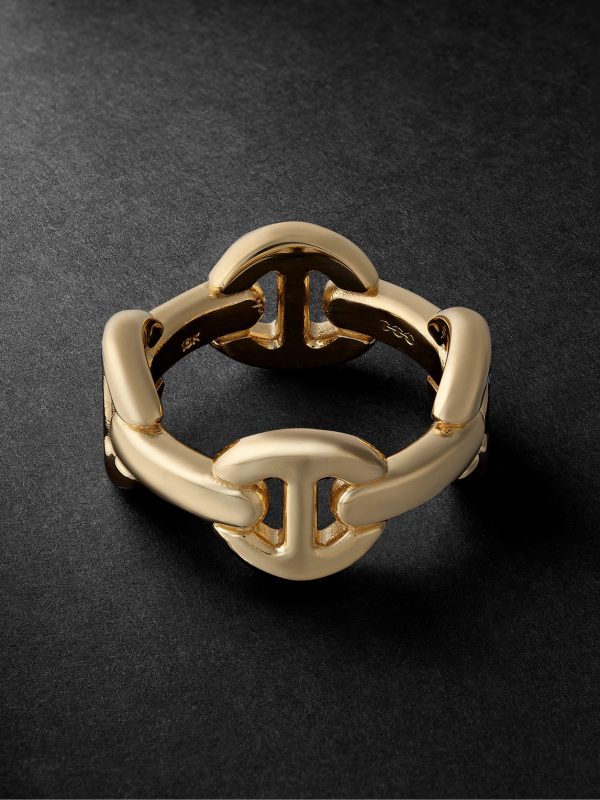 Quad Link 18-Karat Gold Ring - BK Quad Link 18-Karat Gold Ring - BK