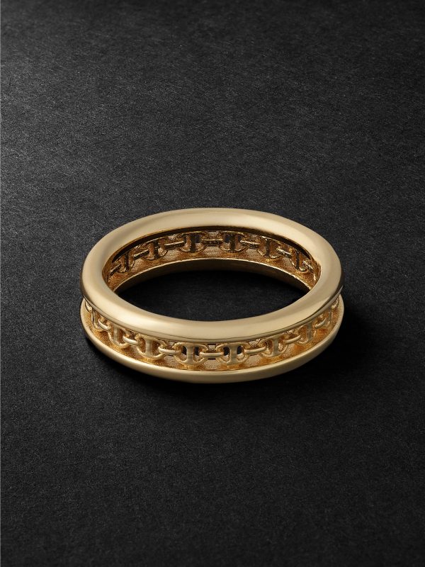 Chassis II 18-Karat Gold Ring - BK