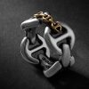 Affix Quad Sterling Silver and 18-Karat Gold Ring Affix Quad Sterling Silver and 18-Karat Gold Ring