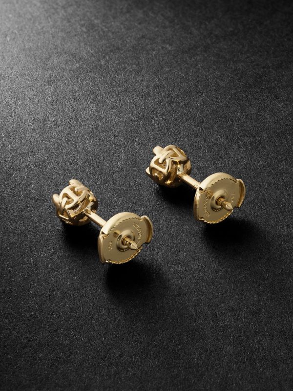 18-Karat Gold Diamond Earrings - BK 18-Karat Gold Diamond Earrings - BK