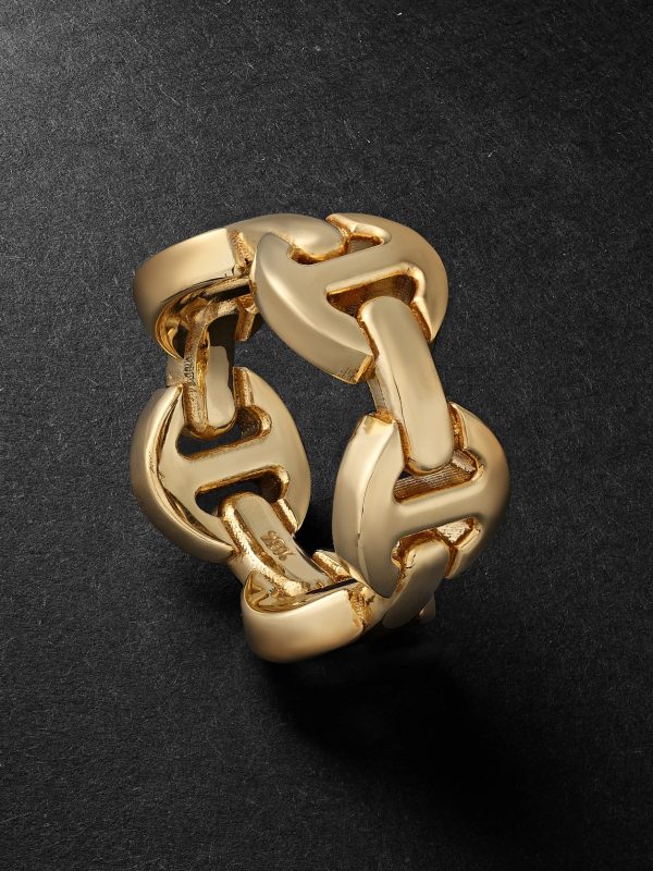 Dame Tri-Link 18-Karat Gold Ring Dame Tri-Link 18-Karat Gold Ring