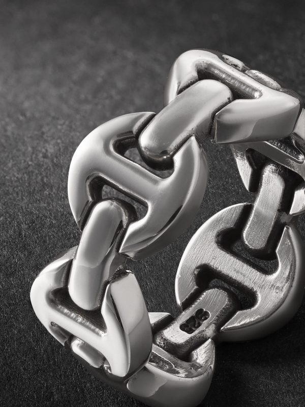 Tri-Link Sterling Silver Ring - CU
