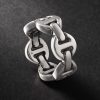 Tri-Link Sterling Silver Ring