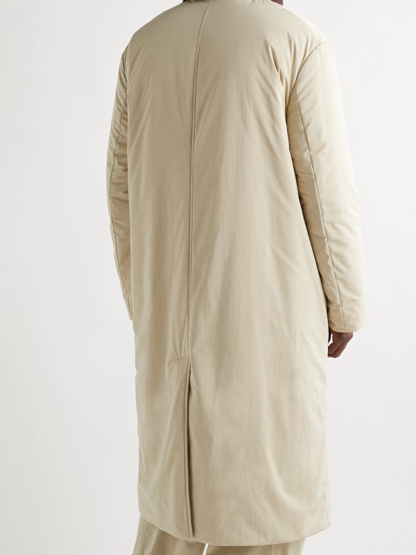 Django Padded Shell Trench Coat - BK