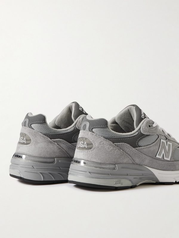 MIUSA 993 Suede, Mesh and Leather Sneakers - BK MIUSA 993 Suede, Mesh and Leather Sneakers - BK