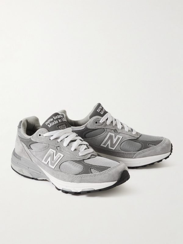 MIUSA 993 Suede, Mesh and Leather Sneakers - FR MIUSA 993 Suede, Mesh and Leather Sneakers - FR