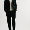 Fishtail Slim-Fit Cotton-Velvet Suit Trousers - OU Fishtail Slim-Fit Cotton-Velvet Suit Trousers - OU