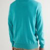 Roadster Striped Cashmere Half-Zip Sweater - BK Roadster Striped Cashmere Half-Zip Sweater - BK