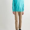 Roadster Striped Cashmere Half-Zip Sweater - OU Roadster Striped Cashmere Half-Zip Sweater - OU