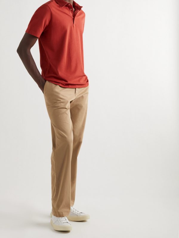 Cotton-Piqué Polo Shirt - OU