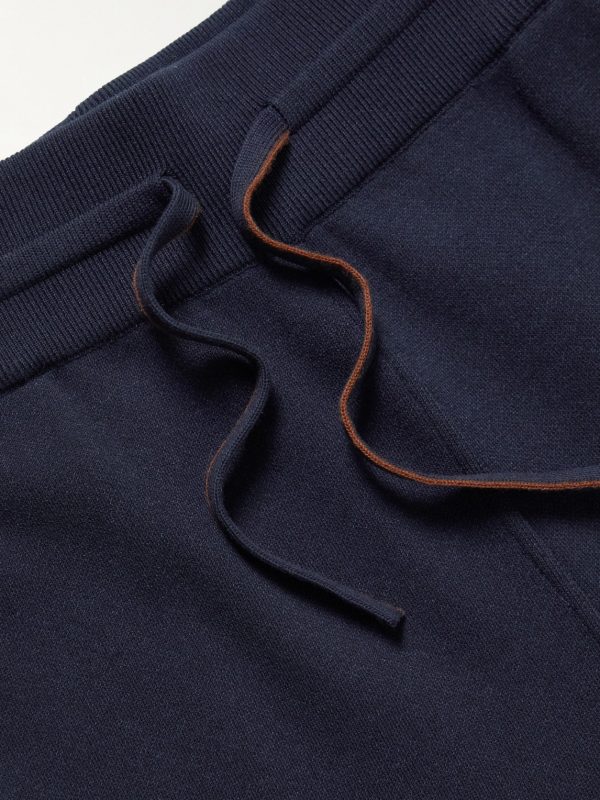 Tapered Cotton-Blend Jersey Sweatpants - E1 Tapered Cotton-Blend Jersey Sweatpants - E1