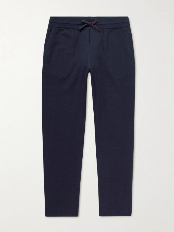 Tapered Cotton-Blend Jersey Sweatpants Tapered Cotton-Blend Jersey Sweatpants
