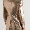 Spencer Slim-Fit Metallic Jacquard Tuxedo Jacket - BK Spencer Slim-Fit Metallic Jacquard Tuxedo Jacket - BK