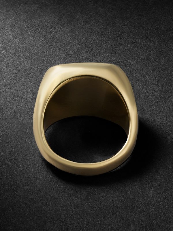Gold Onyx Signet Ring - BK Gold Onyx Signet Ring - BK