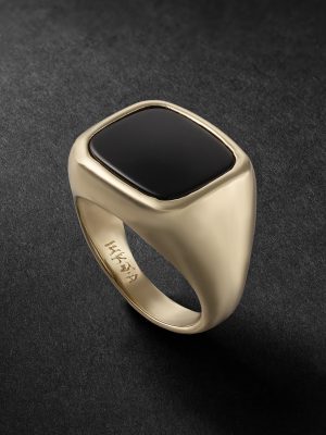 Gold Onyx Signet Ring Gold Onyx Signet Ring