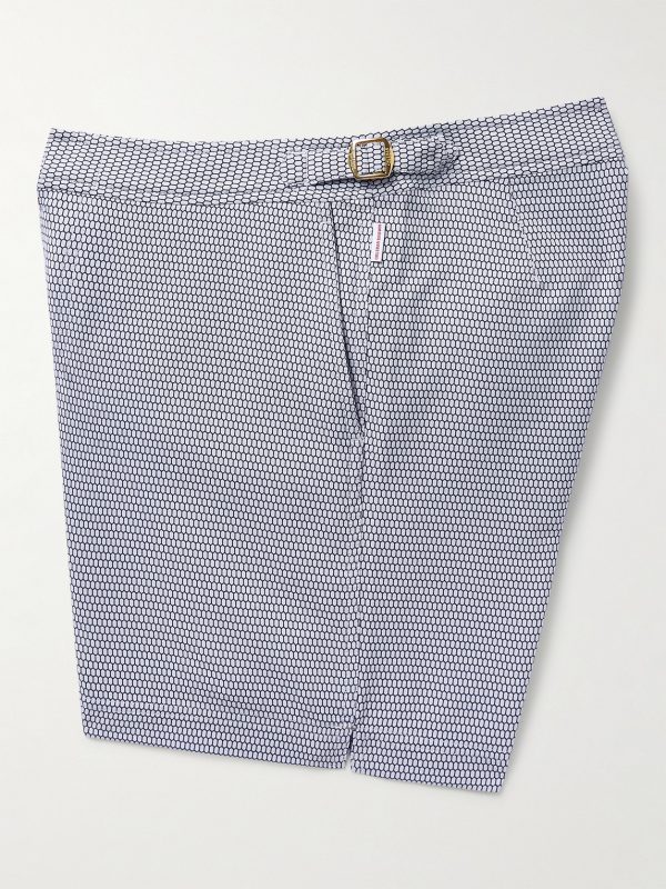 Bulldog X Fenella Slim-Fit Mid-Length Jacquard Swim Shorts - E2 Bulldog X Fenella Slim-Fit Mid-Length Jacquard Swim Shorts - E2