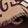 Logo-Jacquard Wool and Silk-Blend Scarf - CU Logo-Jacquard Wool and Silk-Blend Scarf - CU