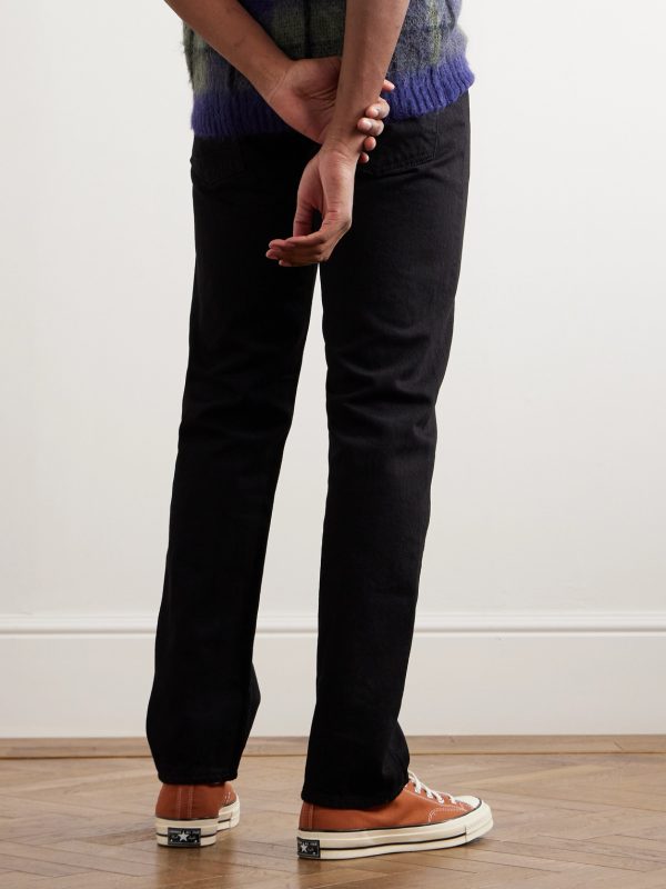 107 Slim-Fit Denim Jeans - BK 107 Slim-Fit Denim Jeans - BK