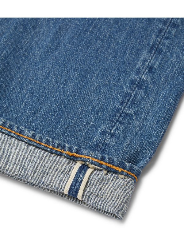 107 Slim-Fit Selvedge Denim Jeans - E2 107 Slim-Fit Selvedge Denim Jeans - E2