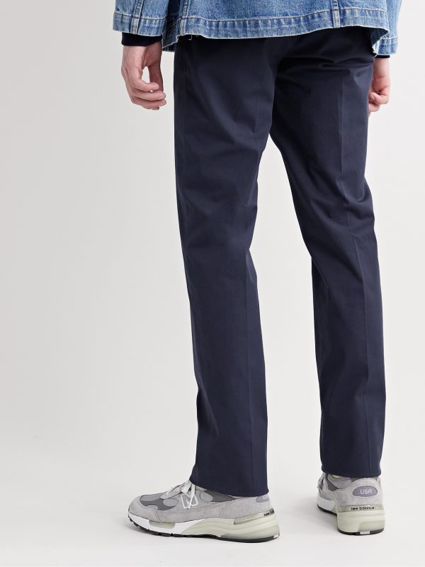 Four Season Relaxed-Fit Cotton-Blend Chinos - BK Four Season Relaxed-Fit Cotton-Blend Chinos - BK