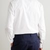White Slim-Fit Cotton Shirt - BK White Slim-Fit Cotton Shirt - BK
