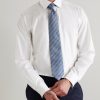 White Slim-Fit Cotton Shirt - FR White Slim-Fit Cotton Shirt - FR