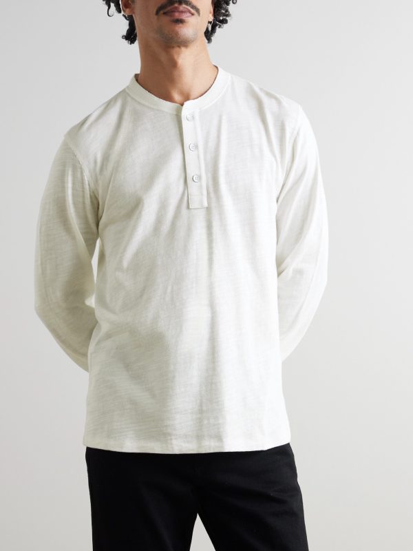 Cotton-Jersey Henley T-Shirt - FR Cotton-Jersey Henley T-Shirt - FR