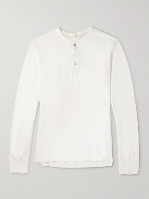 Cotton-Jersey Henley T-Shirt