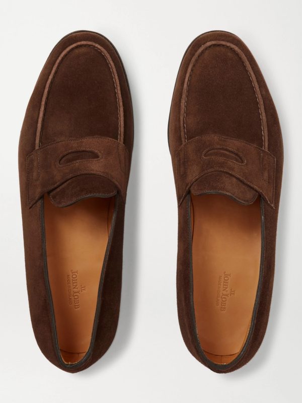 Lopez Suede Penny Loafers - E3 Lopez Suede Penny Loafers - E3