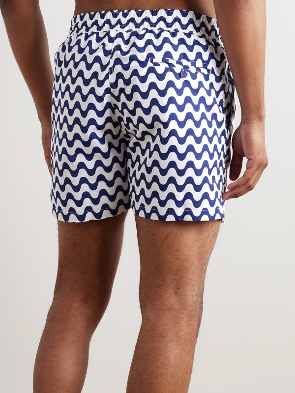 Copacabana Slim-Fit Short-Length Printed Swim Shorts - BK Copacabana Slim-Fit Short-Length Printed Swim Shorts - BK