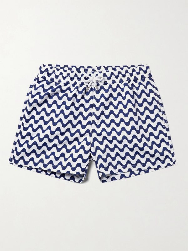 Copacabana Slim-Fit Short-Length Printed Swim Shorts Copacabana Slim-Fit Short-Length Printed Swim Shorts