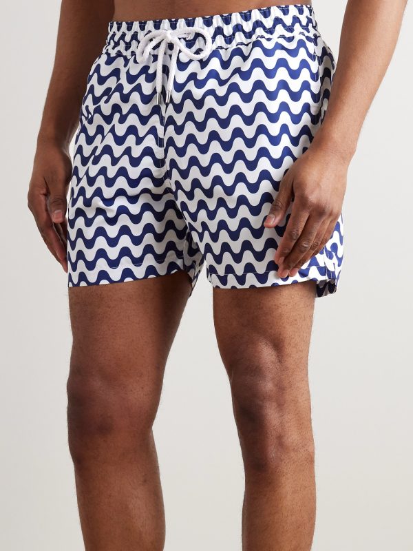Copacabana Slim-Fit Short-Length Printed Swim Shorts - OU Copacabana Slim-Fit Short-Length Printed Swim Shorts - OU