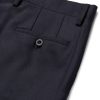 Slim-Fit Navy Worsted Wool Trousers - CU Slim-Fit Navy Worsted Wool Trousers - CU