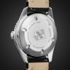 Divers Sixty-Five Automatic 40mm Stainless Steel and Leather Watch, Ref. No. 01 733 7707 4053-07 5 20 89 - BK