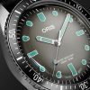 Divers Sixty-Five Automatic 40mm Stainless Steel and Leather Watch, Ref. No. 01 733 7707 4053-07 5 20 89 - CU