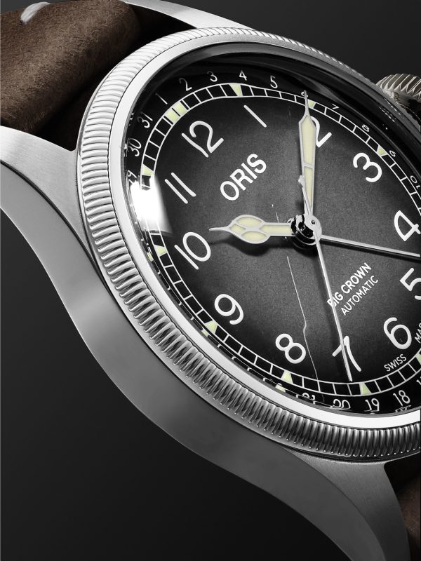 + Cervo Volante Big Crown Pointer Date Automatic 38mm Stainless Steel and Leather Watch, Ref. No. 01 754 7779 4063-Set - CU + Cervo Volante Big Crown Pointer Date Automatic 38mm Stainless Steel and Leather Watch, Ref. No. 01 754 7779 4063-Set - CU