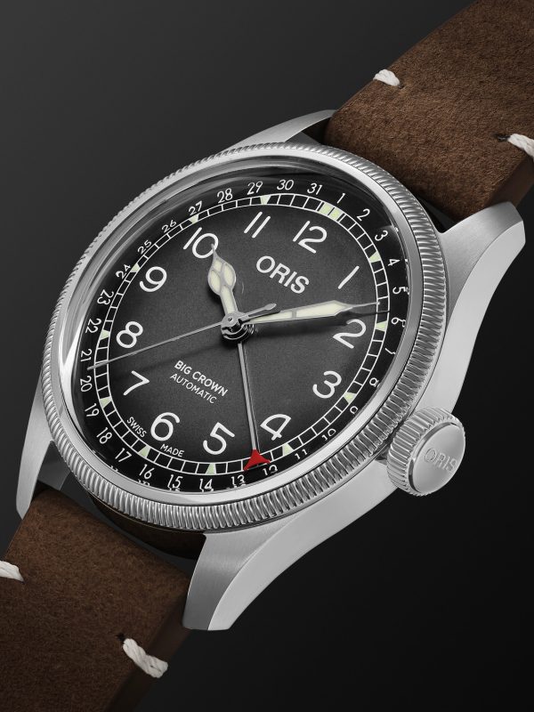 + Cervo Volante Big Crown Pointer Date Automatic 38mm Stainless Steel and Leather Watch, Ref. No. 01 754 7779 4063-Set - FR + Cervo Volante Big Crown Pointer Date Automatic 38mm Stainless Steel and Leather Watch, Ref. No. 01 754 7779 4063-Set - FR