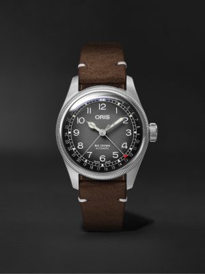 + Cervo Volante Big Crown Pointer Date Automatic 38mm Stainless Steel and Leather Watch, Ref. No. 01 754 7779 4063-Set + Cervo Volante Big Crown Pointer Date Automatic 38mm Stainless Steel and Leather Watch, Ref. No. 01 754 7779 4063-Set