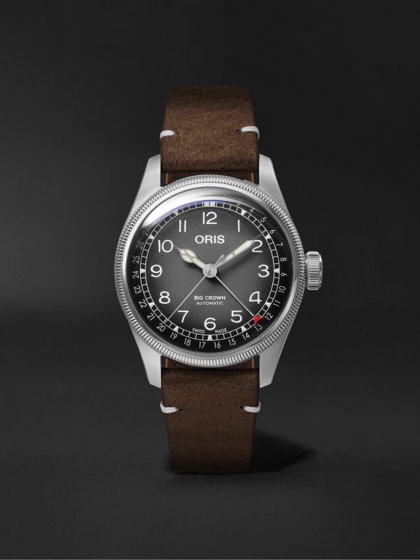 + Cervo Volante Big Crown Pointer Date Automatic 38mm Stainless Steel and Leather Watch, Ref. No. 01 754 7779 4063-Set + Cervo Volante Big Crown Pointer Date Automatic 38mm Stainless Steel and Leather Watch, Ref. No. 01 754 7779 4063-Set