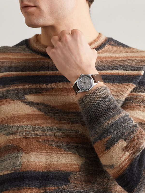 + Cervo Volante Big Crown Pointer Date Automatic 38mm Stainless Steel and Leather Watch, Ref. No. 01 754 7779 4063-Set - OU + Cervo Volante Big Crown Pointer Date Automatic 38mm Stainless Steel and Leather Watch, Ref. No. 01 754 7779 4063-Set - OU