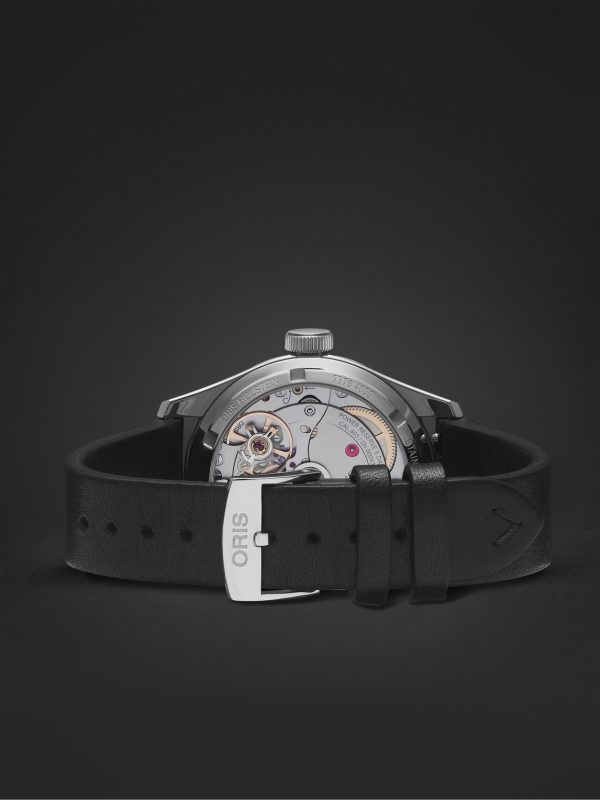 Big Crown Pointer Date Automatic 38mm Stainless Steel and Leather Watch, Ref. No. 01 403 7776 4065-07 5 19 11 - E2