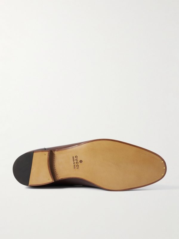 Jordaan Horsebit Burnished-Leather Loafers - E1 Jordaan Horsebit Burnished-Leather Loafers - E1