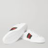 Ace Embroidered Leather Sneakers - E2