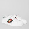 Ace Embroidered Leather Sneakers - FR
