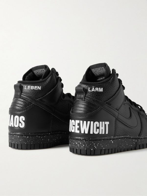 + Undercover Dunk Hi 1985 Leather High-Top Sneakers - BK