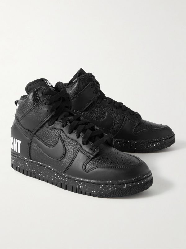 + Undercover Dunk Hi 1985 Leather High-Top Sneakers - FR