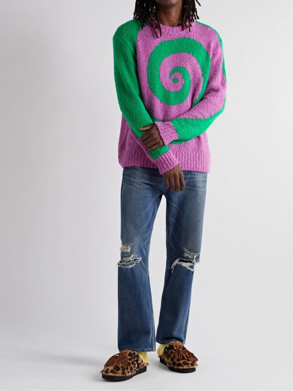 Cashmere and Silk-Blend Bouclé Sweater - OU